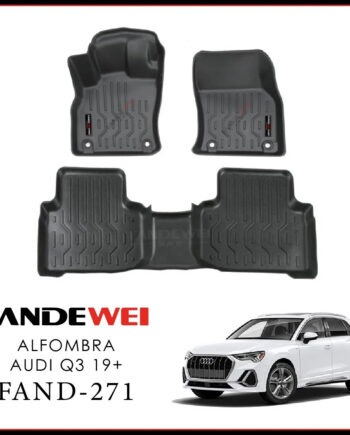 Audi Q3 2019+, Alfombra de Bandeja, 2 filas, Fandewei