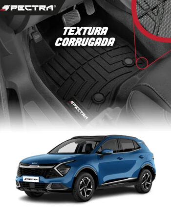 Kia Sportage 2022+, Alfombra de Bandeja Corrugadas, 2 filas, Spectra