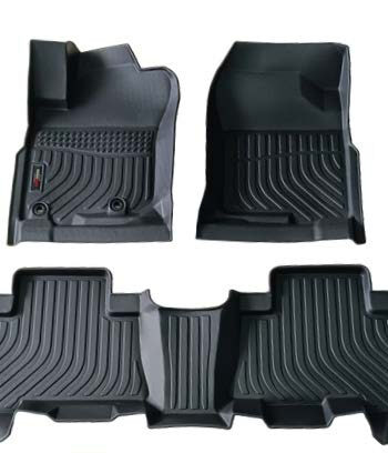 Toyota Prado 2010-2024, Alfombras de bandeja AY, 2 filas, Rogatech.