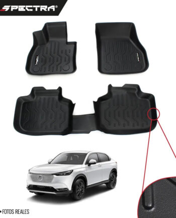 Honda HR-V 2022-2025, Alfombras de Bandeja Lisas, 2 filas, Spectra.