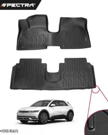 Hyundai Ioniq 5 2022-2023, Alfombras de Bandeja Lisas, 2 filas, Spectra.