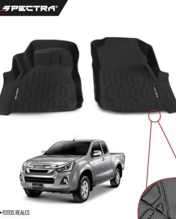 Isuzu D-MAX 2021-2025, Alfombras de Bandeja 1 Fila, Corrugada, Spectra.