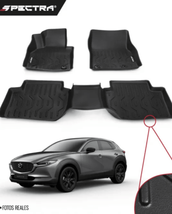 Mazda CX-30 2021-2025, Alfombras de Bandeja Lisas, 2 filas, Spectra.