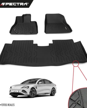 BYD Seal 2023-2025, Alfombras de Bandeja Corrugadas, 2 filas, Spectra.