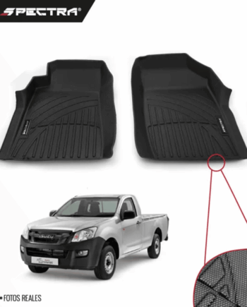 Isuzu D-MAX 2015-2020, Alfombras de Bandeja Corrugadas, 1 Fila, Spectra.