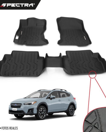 Subaru XV Crosstrek 2018-2025, Alfombras de Bandeja Corrugadas, 2 filas, Spectra.