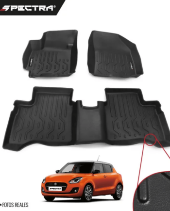 Suzuki Swift 2021-2026, Alfombras de Bandeja Lisas, 2 filas, Spectra.