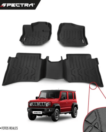 Suzuki Jimny 2024-2025 de 5 Puertas, Alfombras de Bandeja Corrugadas, 2 filas, Spectra.