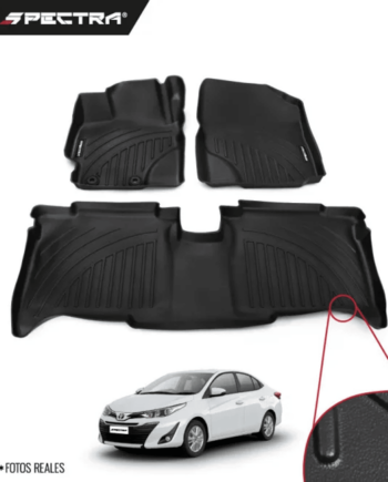 Toyota Yaris 2013-2017, Alfombras de Bandeja Lisas, 2 filas, Spectra.