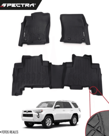 Toyota 4Runner 2013-2020, Alfombras de Bandeja Corrugadas, 2 filas, Spectra.