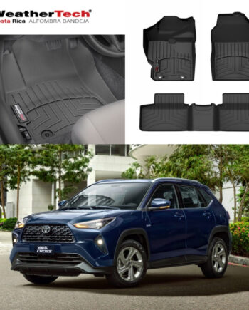 Combo Toyota Yaris Cross 2020-2025, Alfombras de Bandeja, 2 filas y cajuela, WeatherTech
