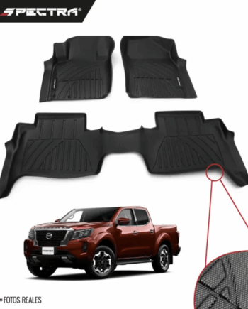 Nissan Frontier/NP300 2016-2025, Alfombras de Bandeja Corrugadas, 2 filas, Spectra.