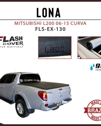 Mitsubishi L200 Sportero 2006-2015, Lona Arrollable, Flash Cover.
