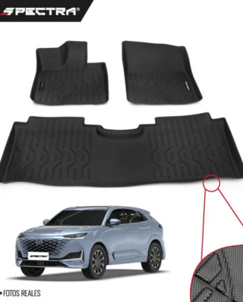 Changan Uni-K 2022-2025, Alfombras de Bandeja Corrugadas, 2 filas, Spectra