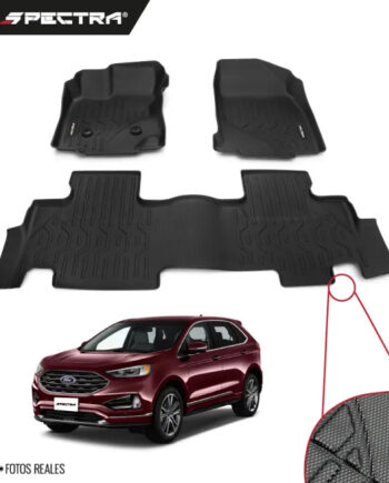Ford Edge 2016-2022, Alfombras de Bandeja Corrugadas, 2 filas, Spectra.