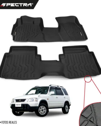 Honda CR-V 1997-2001 Automático, Alfombras de Bandeja Corrugadas, 2 filas, Spectra.