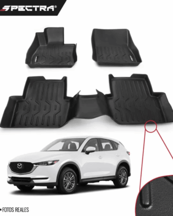 Mazda CX-5 2017-2021, Alfombras de Bandeja Lisa, 2 filas, Spectra.
