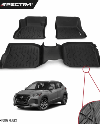 Nissan Kicks 2022-2025, Alfombras de Bandeja Corrugadas, 2 filas, Spectra.