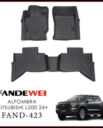 Mitsubishi L200 GT 2024-2025, Alfombras de Bandeja, 2 filas, Fandewei.