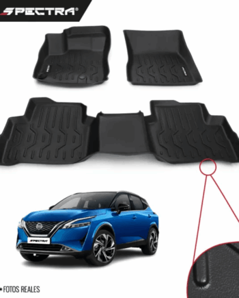 Nissan Qashqai 2023-2025, Alfombras de Bandeja Lisas, 2 filas, Spectra.