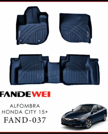 Honda City 2015-2025, Alfombras de Bandeja, 2 filas, Fandewei.