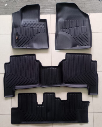 Hyundai Santa Fe 2006-2012, Alfombras de Bandeja AY, 3 filas, Rogatech.