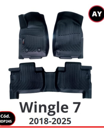 Great Wall Wingle 7 2018-2025, Alfombras de Bandeja AY, 2 filas, Rogatech.