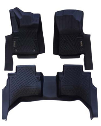 Toyota Hilux Revo 2016-2025, Alfombras de Bandeja SJ, 2 filas, Rogatech.