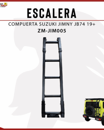 Escalera de compuerta para Suzuki Jimny 2018-2025, Reacsa (No incluye instalación)
