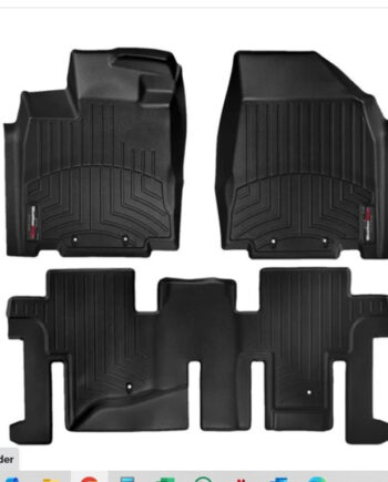 Nissan Pathfinder 2013-2020, Alfombras de Bandeja FloorLiner, 2 filas, WeatherTech