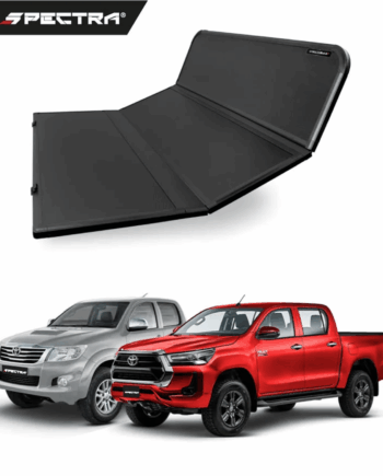 Toyota Hilux 2005-2025, Tapa Dura Trifold, Spectra (No incluye instalación)