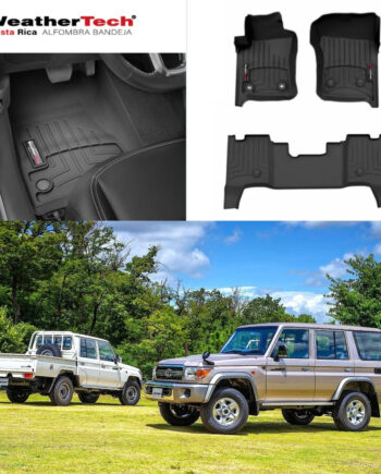 Toyota Land Cruiser Serie 79, 2023-2025, Alfombras de Bandeja Floorliner, 2 filas, WeatherTech.