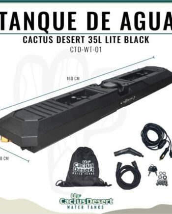 Tanque de Agua de 35L, Cactus Desert (Incluye instalación)