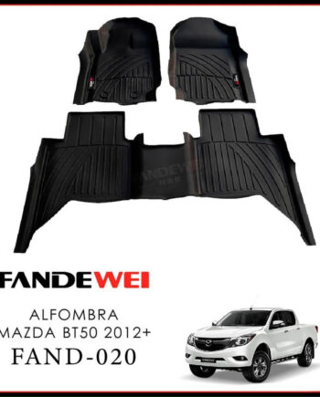 Mazda BT50 2012-2020, Alfombras de Bandeja, 2 filas, Fandewei.