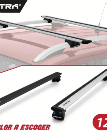 Racks de Techo estilo wingbar de 120cm, Color a escoger, Spectra (Incluyen instalación)