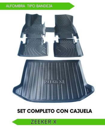 Zeekr X 2024-2025, Alfombras de Bandeja, 2 filas y cajuela.
