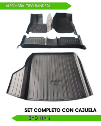 BYD Han, Alfombras de Bandeja, 2 filas y cajuela.