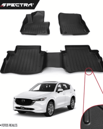 Mazda CX-5 2022-2025, Alfombras de Bandeja Lisas, 2 filas, Spectra.
