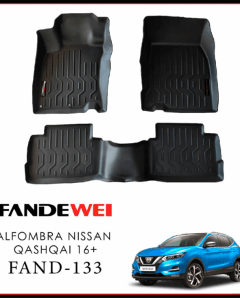 Nissan Qashqai 2014-2021, Alfombras de Bandeja, 2 filas, Fandewei.