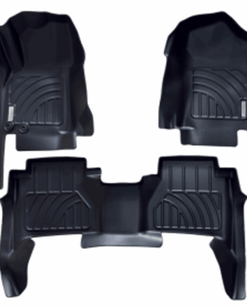 Nissan NP300 2016-2026, Alfombras de Bandeja KQ, 2 filas, Rogatech.