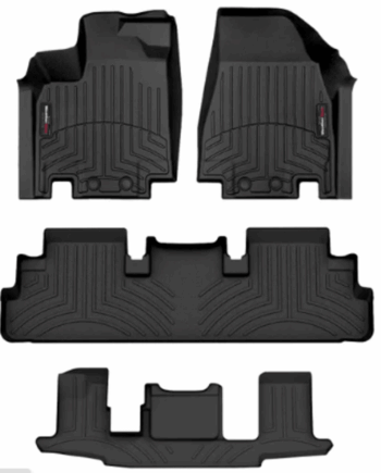 Nissan Pathfinder 2022-2026,  Alfombras de Bandeja Floorliner, 2 filas, WeatherTech.