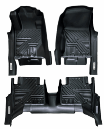 Mitsubishi L200 2025-2026, Alfombras de Bandeja KQ, 2 filas, Rogatech.