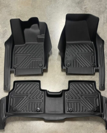 Volkswagen ID4 2021-205, Alfombras de Bandeja, 2 filas, Oruz.